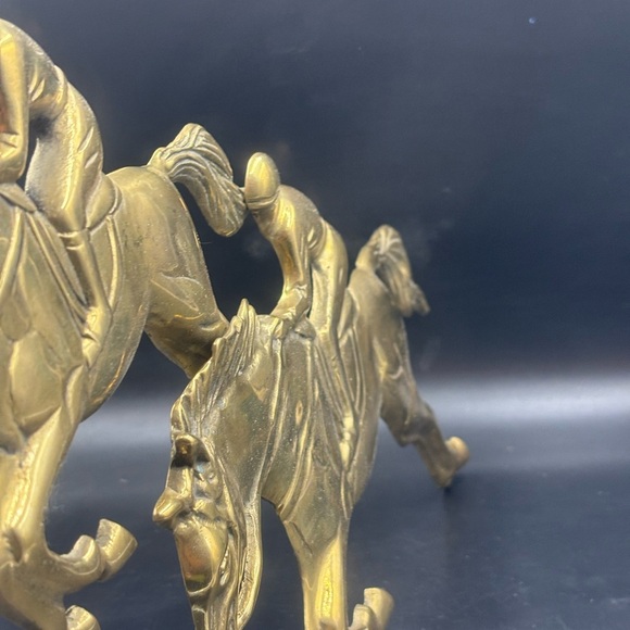 COPY - Mid-Century Modern Brass Cast Eagle Wall Decor- Soaring Eagle Metal Wall… - Picture 5 of 12